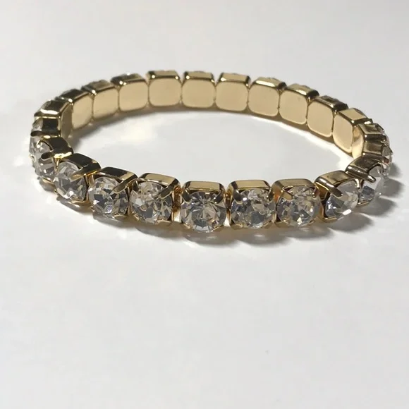 rhinestone stretch bracelet - Picture 4 of 5